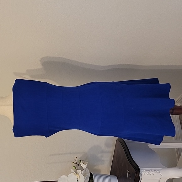 Enfocus Studio Blue Sheath Mini Dress for Cocktail - Picture 5 of 5